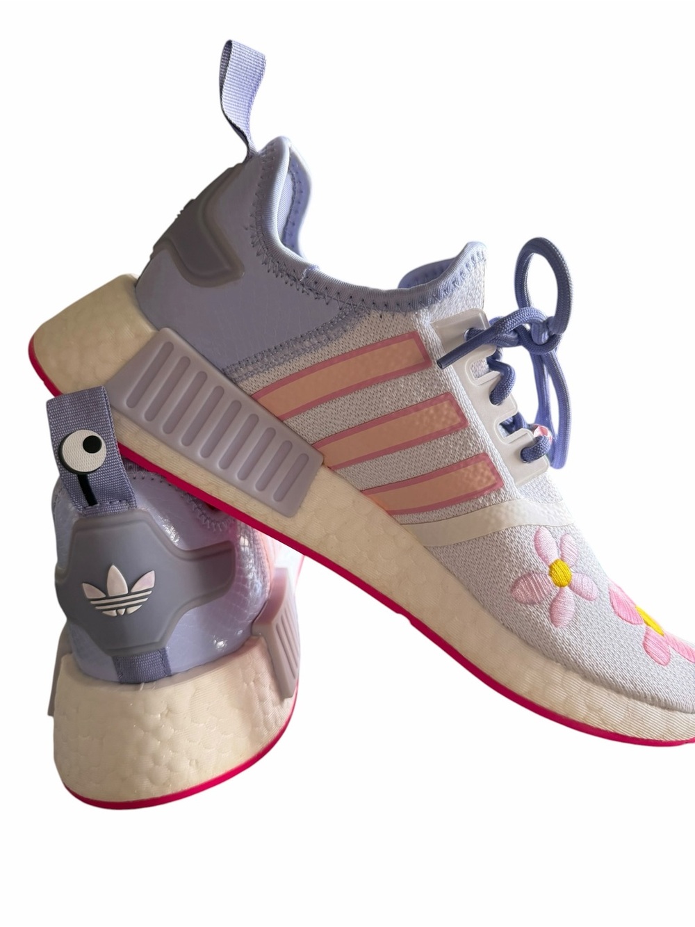 adidas x Disney Pixar Monsters Inc Boo NMD_R1 GW0840 Youth 6 Women’s 7 Floral - Picture 4 of 13